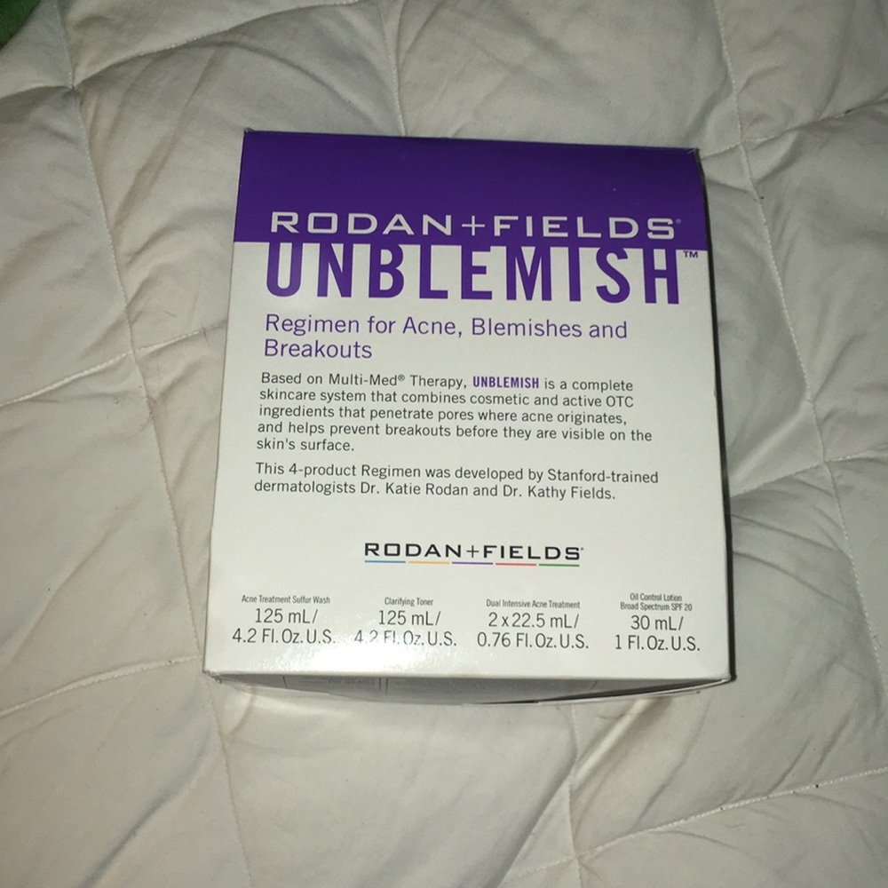 Rodman and Fields Unblemish set